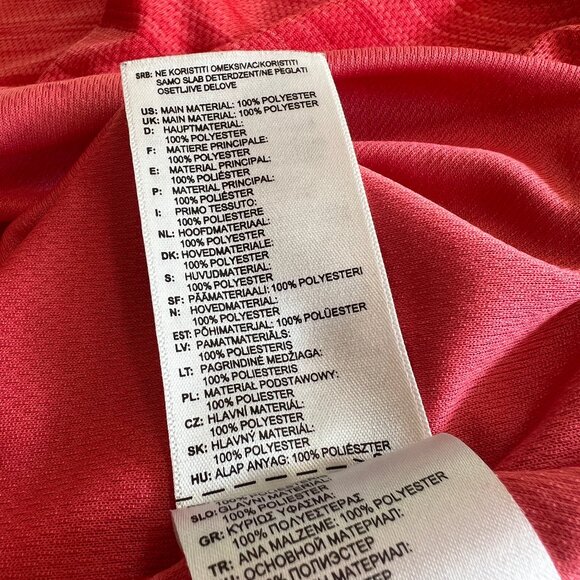 Adidas Climalite Mens MED T-Shirt Gym Running — Scarlet color - Picture 6 of 8